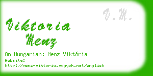 viktoria menz business card