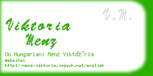 viktoria menz business card
